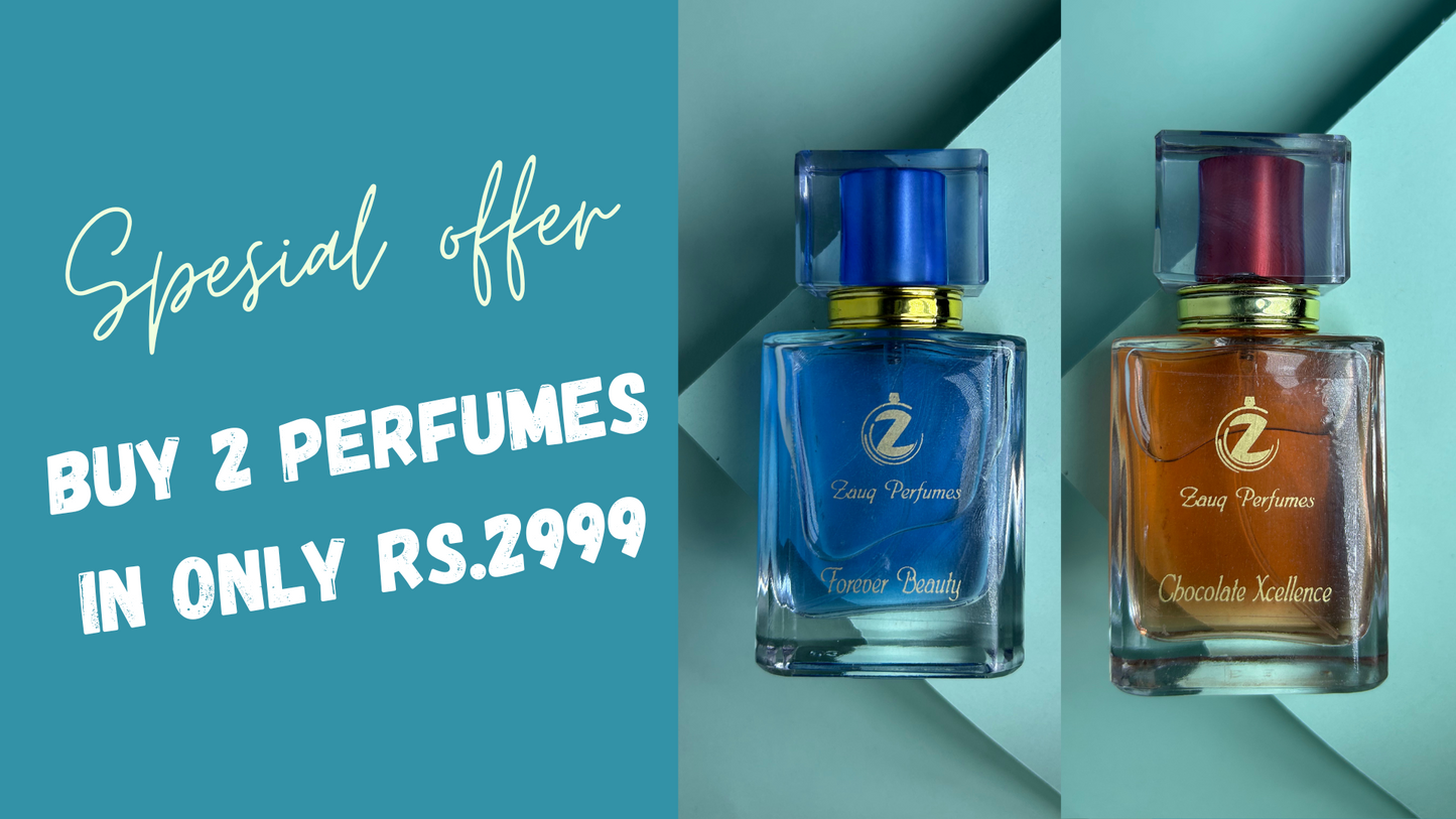 2 50ml Perfumes in Rs.2999 (Free Delivery)